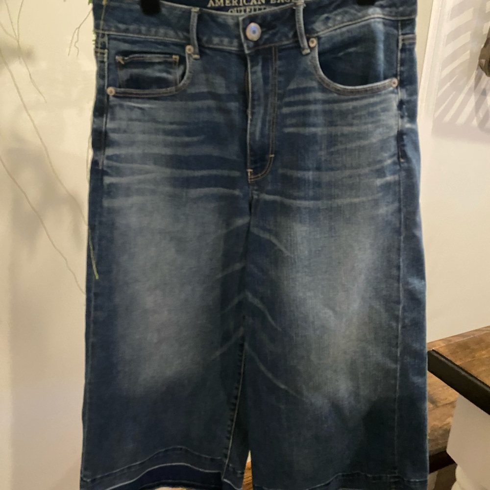 American Eagle Size 8 Festival Crop Jeans